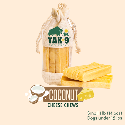 Coconut Cheese Chews for Dogs