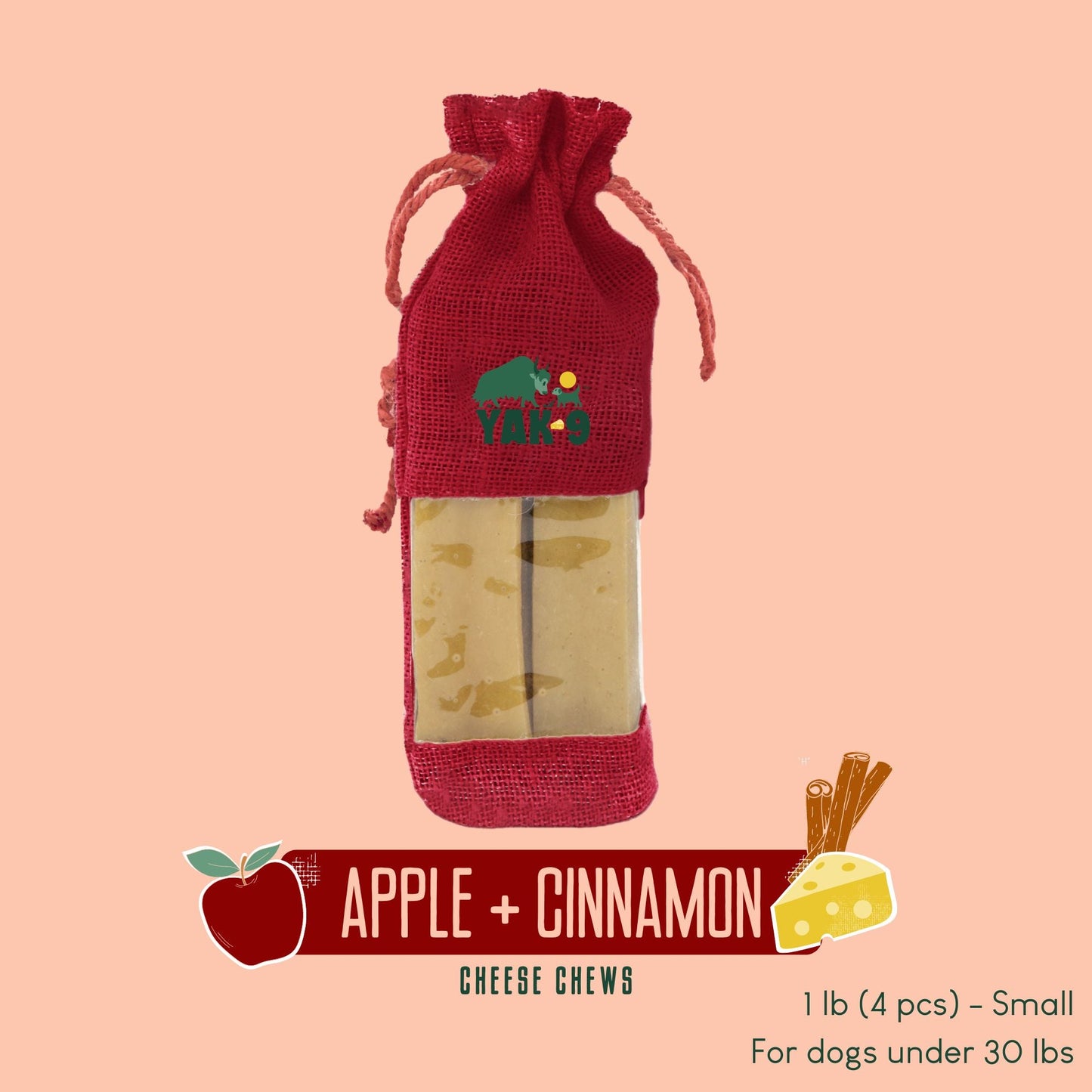 Apple & Cinnamon Chews for Dogs