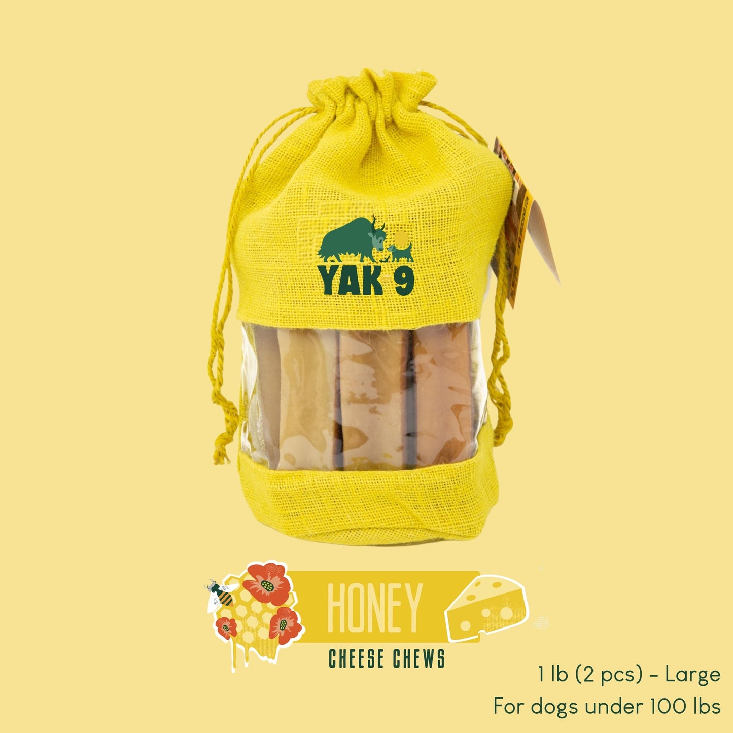 Honey Cheese Chews for Dogs