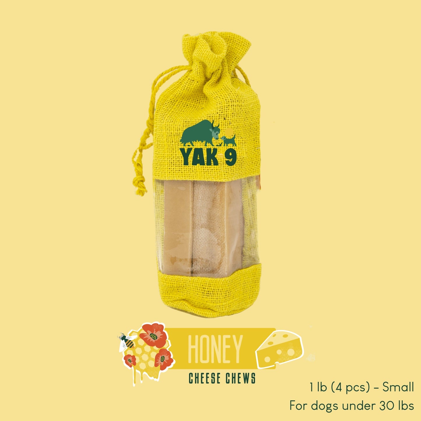 Honey Cheese Chews for Dogs
