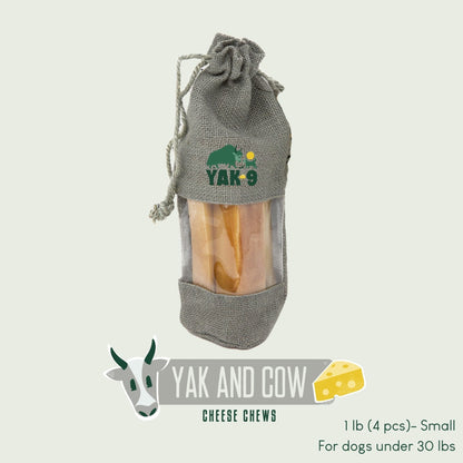 Yak and Cow Cheese Chews for Dogs
