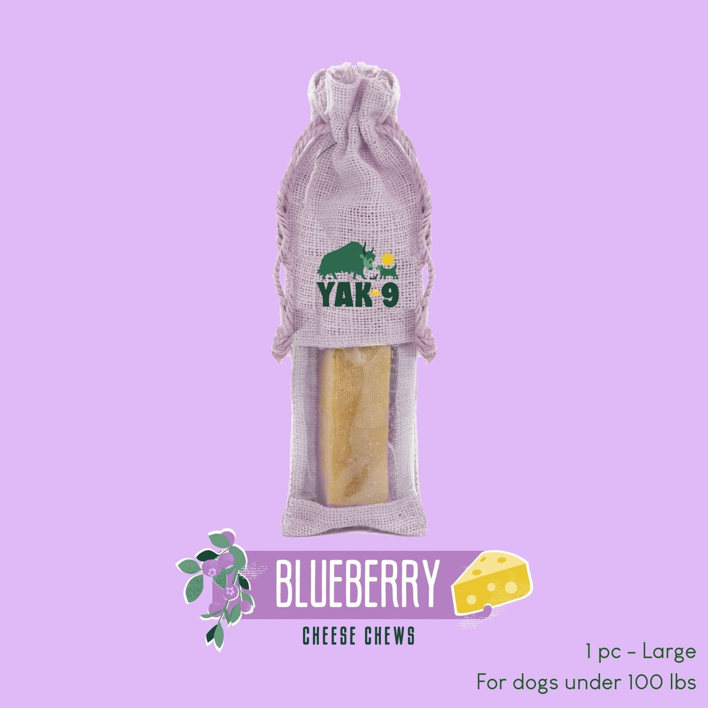 Blueberry Cheese Chews for Dogs