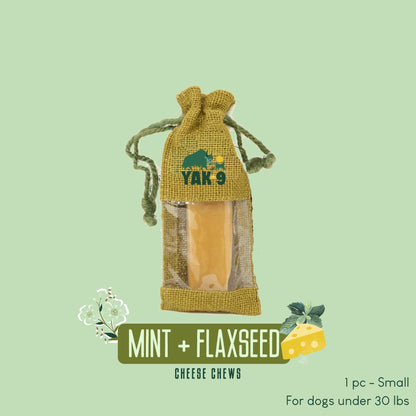 Flaxseed & Mint Cheese Chews for Dogs