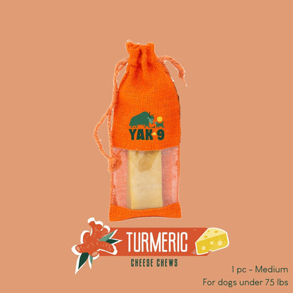 Turmeric Cheese Chews for Dogs