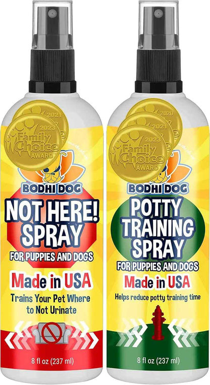 2-in-1 No-Chew & Hot Spot Spray – Natural Chew Deterrent, Made in USA
