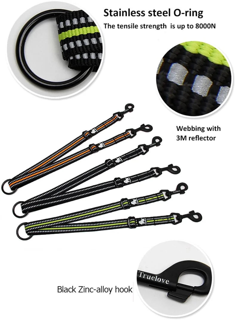 TrueLove Dog Leash TLL2371 AKA "Coupler" -Black