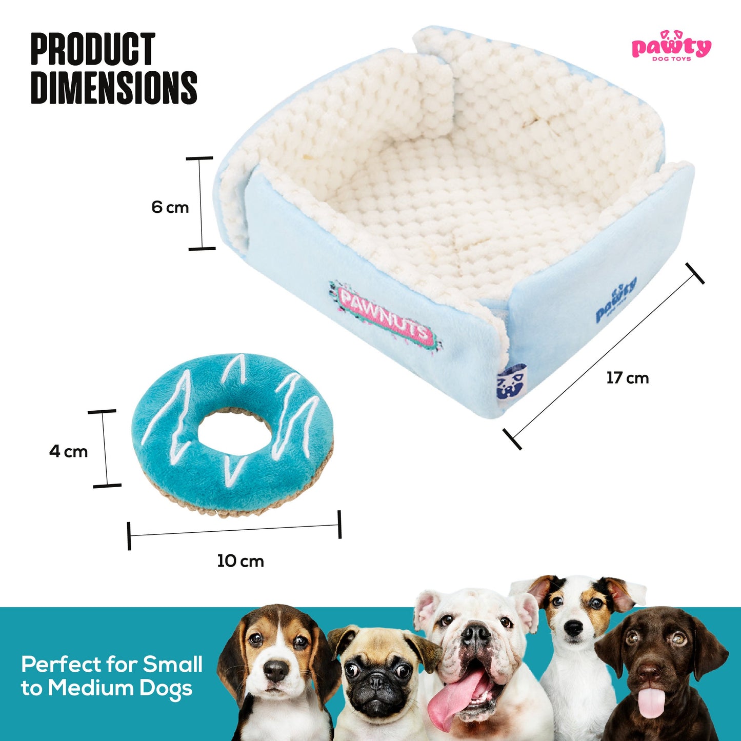 DONUTS INTERACTIVE DOG TOY
