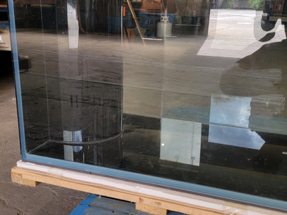 120 Gallon U-Shape Bullnose Peninsula Divider Glass Aquarium Reef-Ready in Premium Cherry Real Wood Furniture