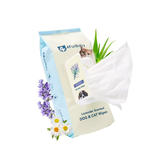 Plant-Based Pet Wipes for Dogs & Cats – Hypoallergenic, Gentle, Cleaning & Hydrating for Paws, Body & Butt – Daily Grooming Use – 400 Count