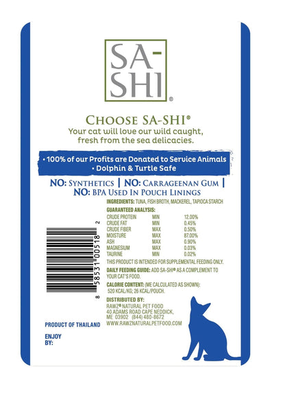Sa-Shi Tuna & Mackerel Recipe (1.76oz)