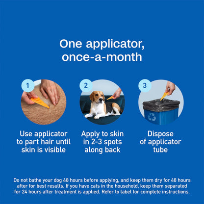 Adams Plus Flea & Tick Spot On 3 Doses 30 Day Control for XLarge Dogs 61-150lbs