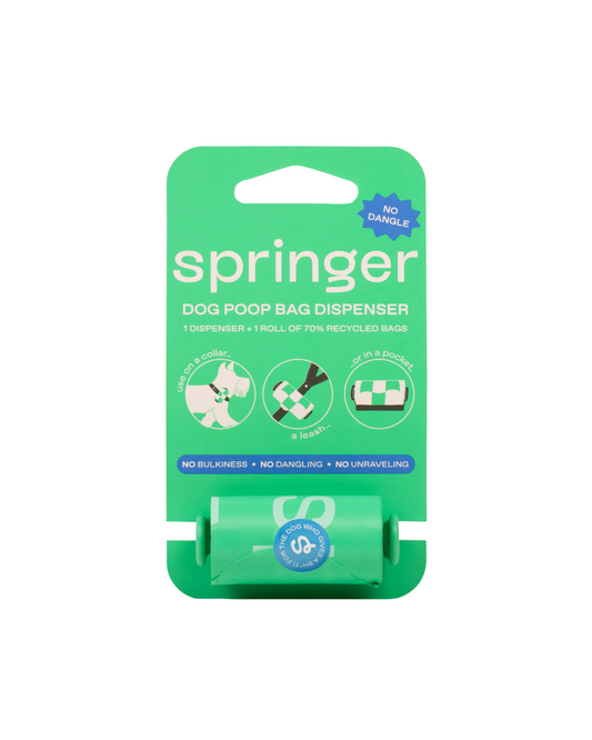 Premium Dog Poop Bag Dispenser + 15 Bags