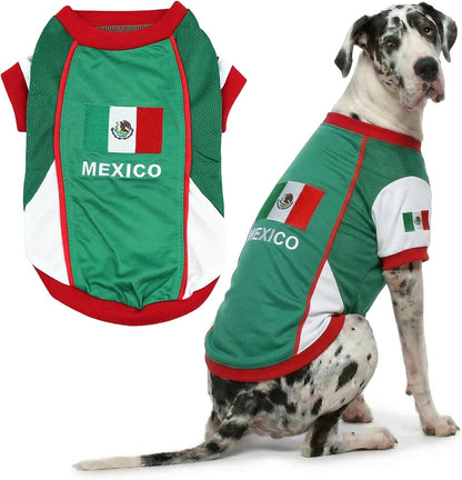 Parisian Pet Soccer Jersey for Dogs – Breathable Mesh Team Jersey, XS–5XL