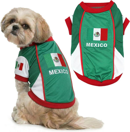 Parisian Pet Soccer Jersey for Dogs – Breathable Mesh Team Jersey, XS–5XL