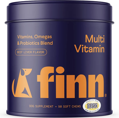 Finn Calming Aid + Multivitamin Dog Supplement Bundle