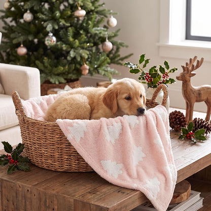 Christmas Pet Blanket – 3D Textured Fleece for Dogs & Cats, 6 Styles