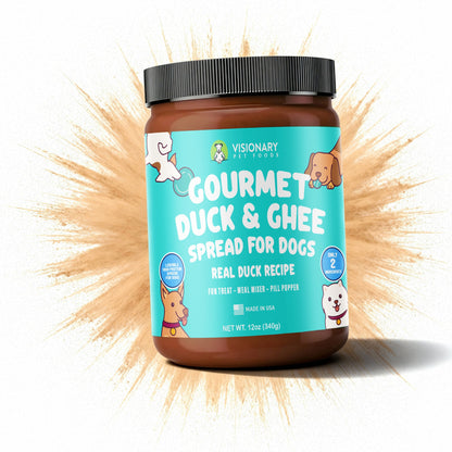 Duck & Ghee Dog Meat Spread – High-Protein, Low-Carb Keto Treat | 12oz Jar