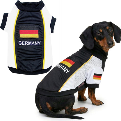 Parisian Pet Soccer Jersey for Dogs – Breathable Mesh Team Jersey, XS–5XL
