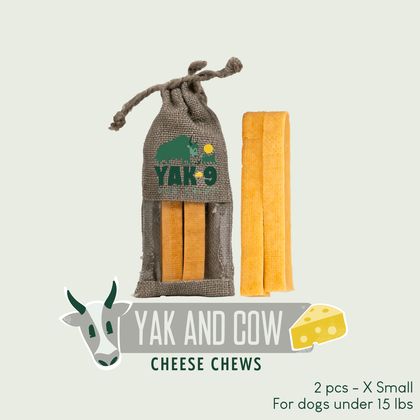 Yak and Cow Cheese Chews for Dogs