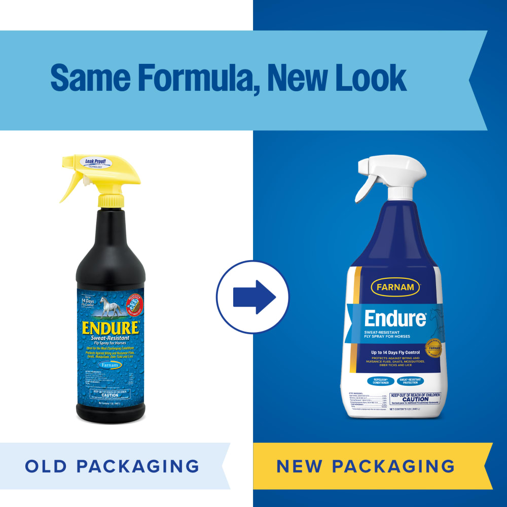 Endure Sweat Resistant Fly Spray For Horses 32 oz.