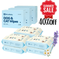 Plant-Based Pet Wipes for Dogs & Cats – Hypoallergenic, Gentle, Cleaning & Hydrating for Paws, Body & Butt – Daily Grooming Use – 400 Count