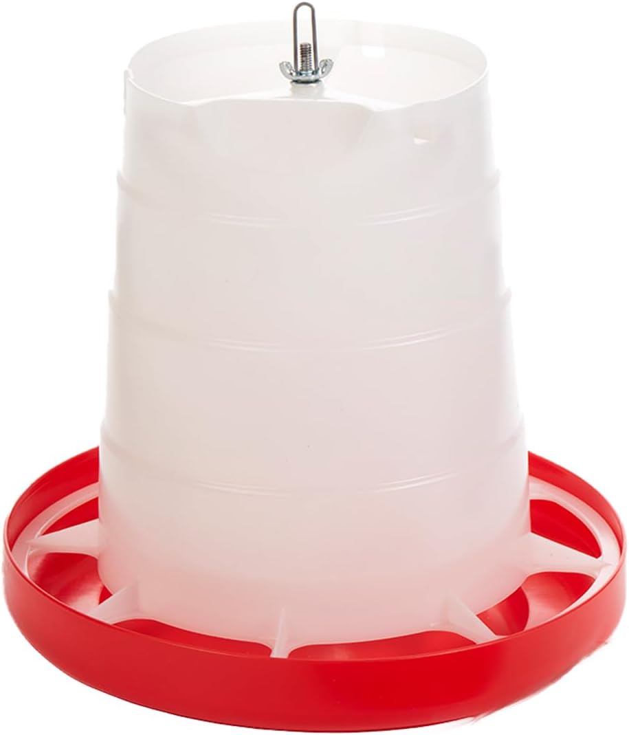 Little Giant 3Lbs Plastic Hanging Poultry Feeder Ideal for Chicks & Baby Quail