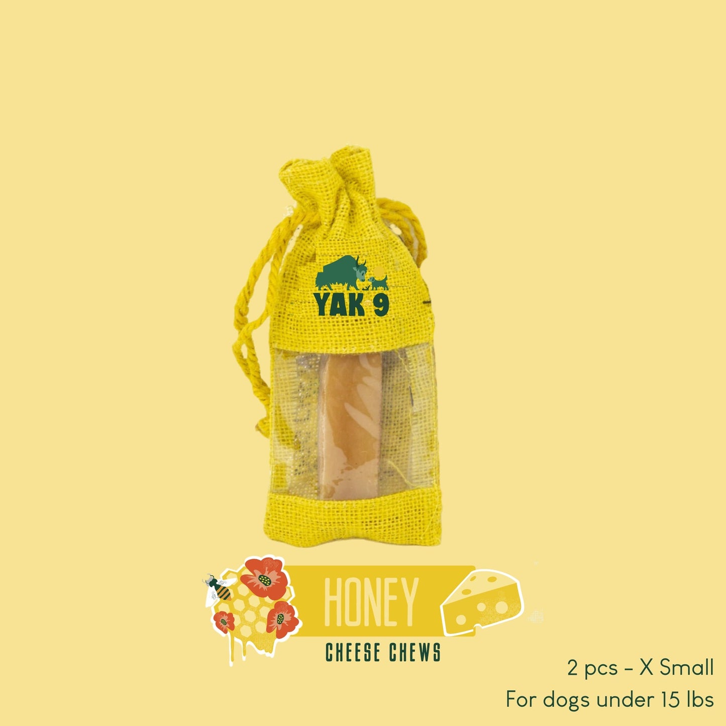 Honey Cheese Chews for Dogs