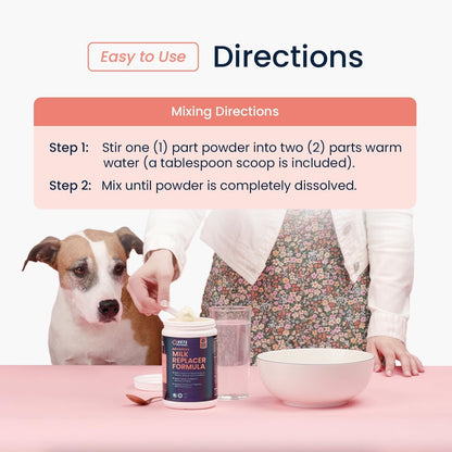 Vets Preferred Puppy Milk Replacer with Colostrum – 12 oz