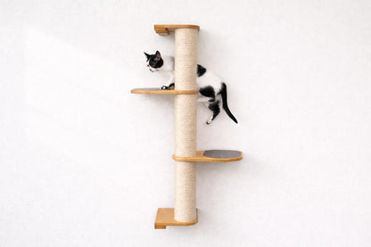 Wall Mounted Cat Climbing Pole - Sisal