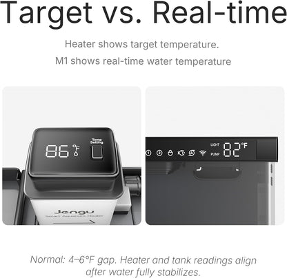 100W Aquarium Heater for M1 Smart Tank – Digital Thermostat