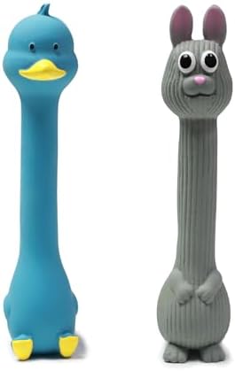 SCHITEC Squeaky Dog Toys, Squawking Latex Toy