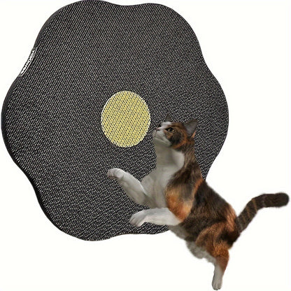 Wall-Mounted Floral Cat Scratcher – Durable & Eco-Friendly