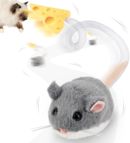 Migipaws Interactive MigiMouse Cat Toy 360° Rolling & Spin