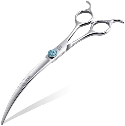 Fenice Professional Grooming Curved Shear: 45 Degree Super Curves Scissors