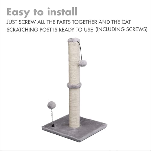 MECOOL Cat Scratching Post Premium Basics Kitten Scratcher Sisal Scratch Posts