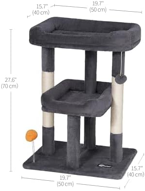 FourFurPets Small Cat Tree, Cat Tower