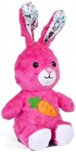 DODODOLA Bunny Squeaky Dog Toy – Crinkle Plush Rabbit Chew Toy for Medium & Large Dogs