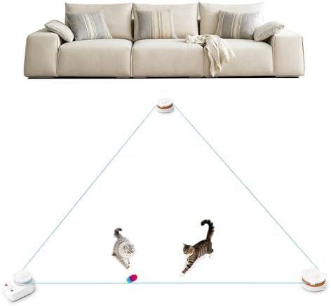 Interactive Cat Toy for Indoor Cat, Automatic Treadmill for Exercise