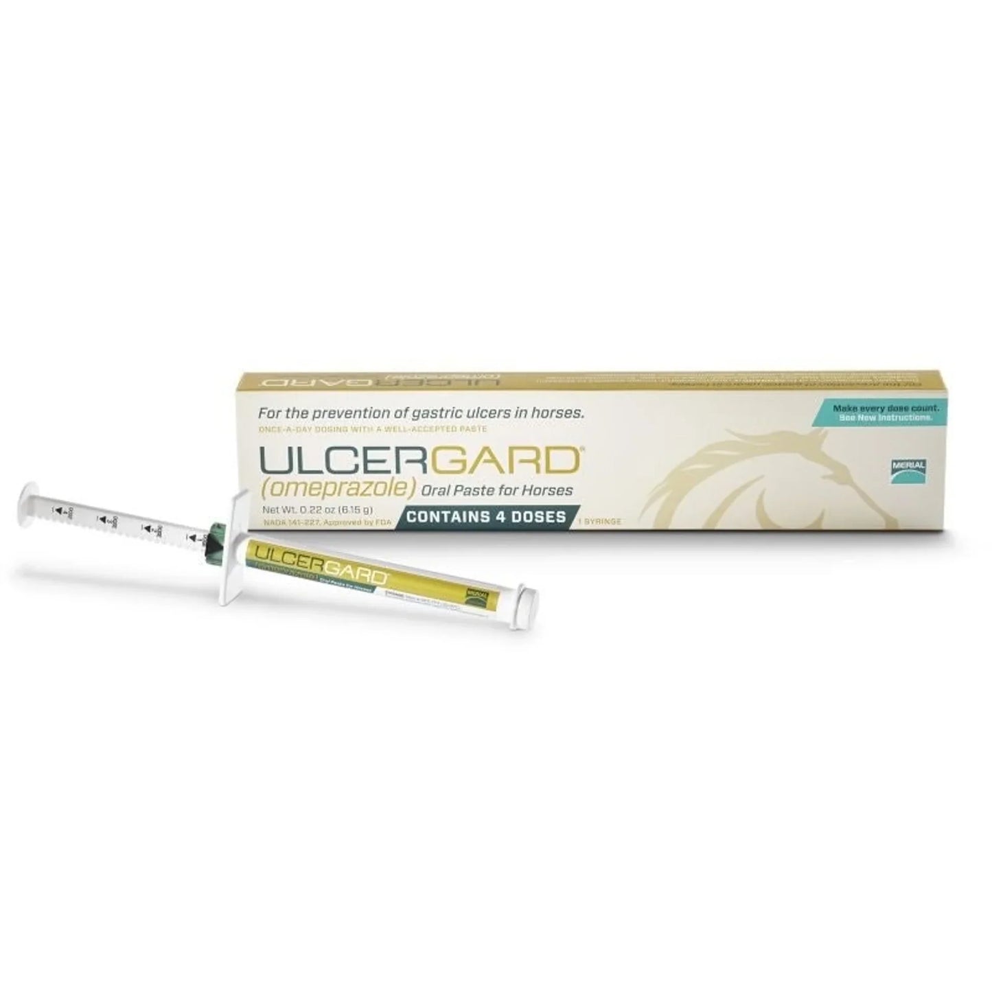 UlcerGard (Omeprazole) Oral Paste for Horses 6.15g Each