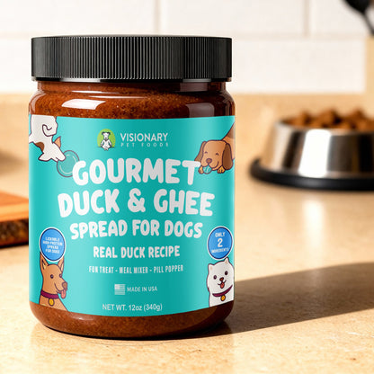 Duck & Ghee Dog Meat Spread – High-Protein, Low-Carb Keto Treat | 12oz Jar
