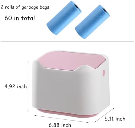 Cat Litter Trash Can Mini Countertop Trash Can