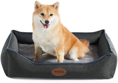 Tidore Orthopedic Dog Beds for Small Dogs, Durable Egg Crate Foam Sofa Dog Bed