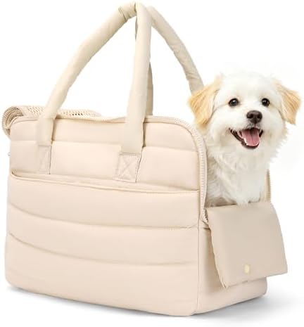Dog Purse Carrier for Small Dog Cat up to 13lbs, Lightweight Pet Carrier
