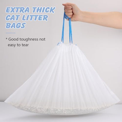 120Pcs Automatic Cat Litter Box Bags Compatible