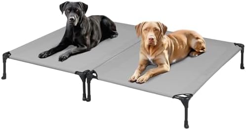 Veehoo 2 Pack Outdoor Elevated Dog Bed