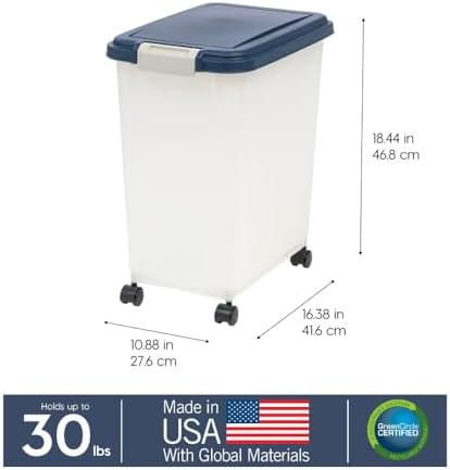 IRIS USA Dog Food Storage Container, Made in USA