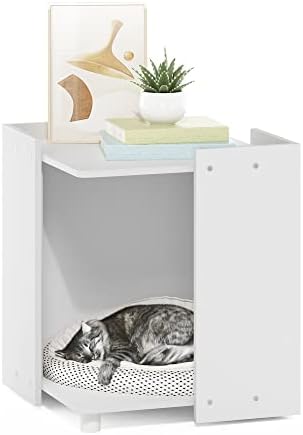 Furinno Peli 17" Square Cat Litter Box Enclosure