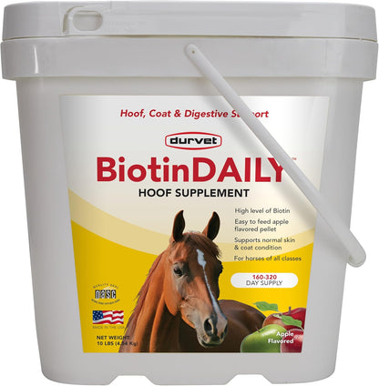 Durvet Biotin Daily Hoof Supplement for Horses 10 lbs.