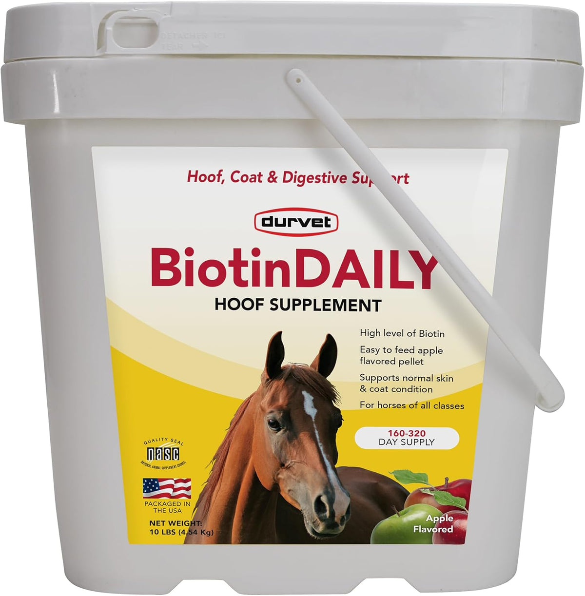 Durvet Biotin Daily Hoof Supplement for Horses 10 lbs.