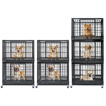 37" Stackable Heavy Duty Dog Kennel 371D04
